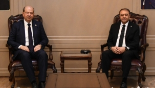 KKTC 5. Cumhurbaşkanı Tatar Şanlıurfa Valiliğini Ziyaret Etti