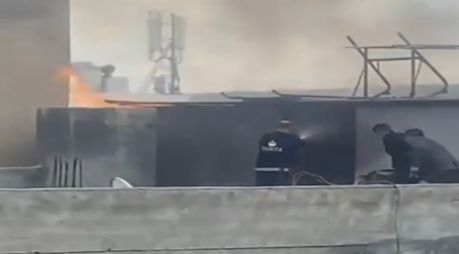 Şanlıurfa'da Korkutan Yangın