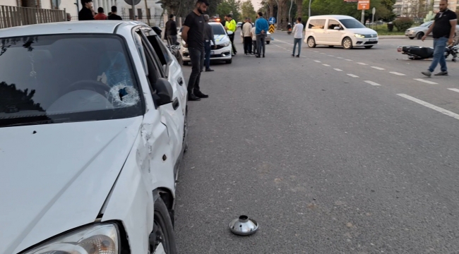 Şanlıurfa'da otomobil ile motosiklet çarpıştı 