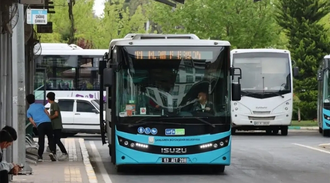 Şanlıurfa'nın Kurtuluş Günü'nde Toplu Taşıma Ücretsiz