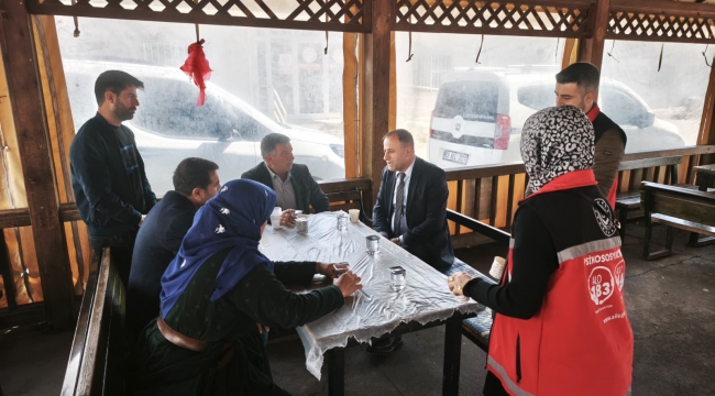Siverek'te Yaralı Öğrenci Ailelerine Destek Ziyareti
