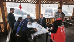 Siverek'te Yaralı Öğrenci Ailelerine Destek Ziyareti