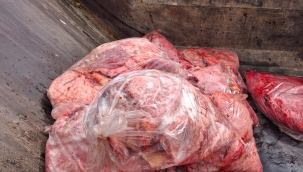 Viranşehir'de Skandal! Tonlarca Sağlıksız Et Yakalandı