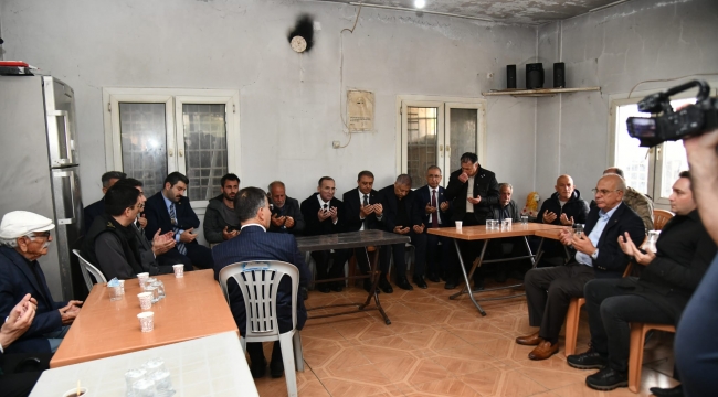 Bozdağ ve Heyeti Acılı Aileyle Bir Araya Geldi