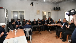 Bozdağ ve Heyeti Acılı Aileyle Bir Araya Geldi