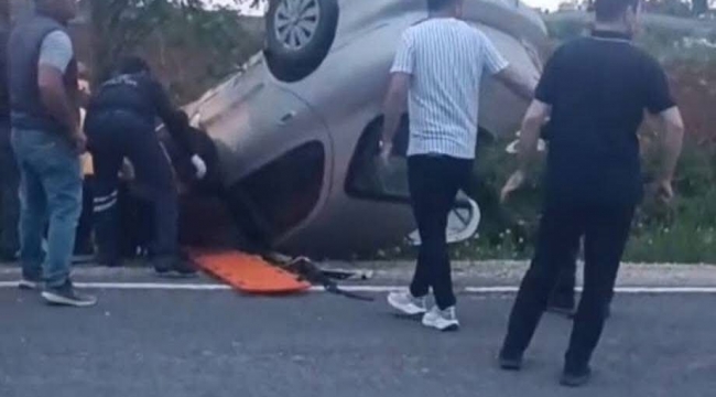 Bozova'da Feci Kaza: Araç Takla Attı, Eski Muhtar Ağır Yaralı