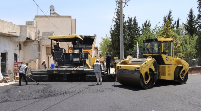Büyükşehir, Kısas-Yardımcı Yolunda Asfalt Serimine Başladı