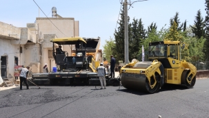 Büyükşehir, Kısas-Yardımcı Yolunda Asfalt Serimine Başladı