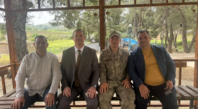 Eski Vekil Halil Özşavlı'dan Hudut Karakoluna Anlamlı Ziyaret
