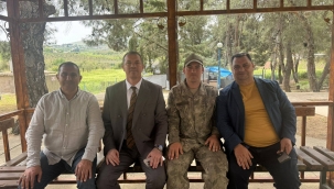 Eski Vekil Halil Özşavlı'dan Hudut Karakoluna Anlamlı Ziyaret