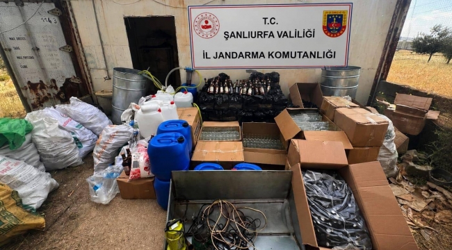 Eyyübiye'de Sahte Alkol İmalathanesine Baskın