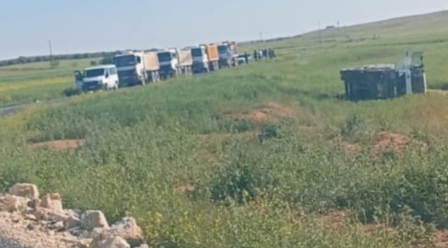 Harran'da Kamyon Kazası Ucuz Atlatıldı! Sürücü Yaralı Kurtuldu