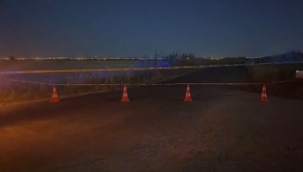 Harran'da mahalleler arasındaki yol geçici olarak ulaşıma kapatıldı