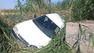 Şanlıurfa'da Direksiyon Hakimiyetini Kaybeden Sürücü Ölümden Döndü