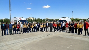 Şanlıurfa'da Kadın 112 Personeline Ambulans Sürüş Güvenliği Eğitimi