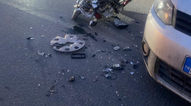 Şanlıurfa'da Otomobil ile Motosiklet Çarpıştı: 1 Yaralı