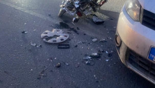 Şanlıurfa'da Otomobil ile Motosiklet Çarpıştı: 1 Yaralı
