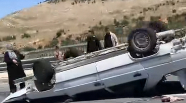 Şanlıurfa'da Takla Atan Otomobilde Aynı Aileden 5 Kişi Yaralandı