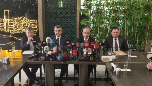 Suriye ziyareti sonrası Şanlıurfa'da basın açıklaması yapıldı