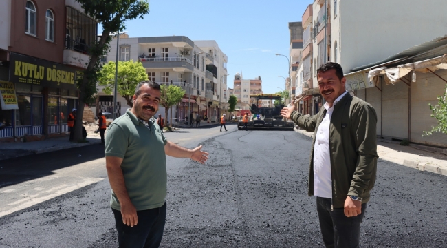 Viranşehir Uğur Boran Caddesi'nde Asfalt Sevinci