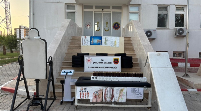 Akçakale'de Ruhsatsız Sağlık Faaliyetine Operasyon