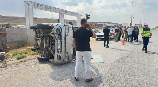 Ceylanpınar'da Trafik Kazası: 2 Yaralı