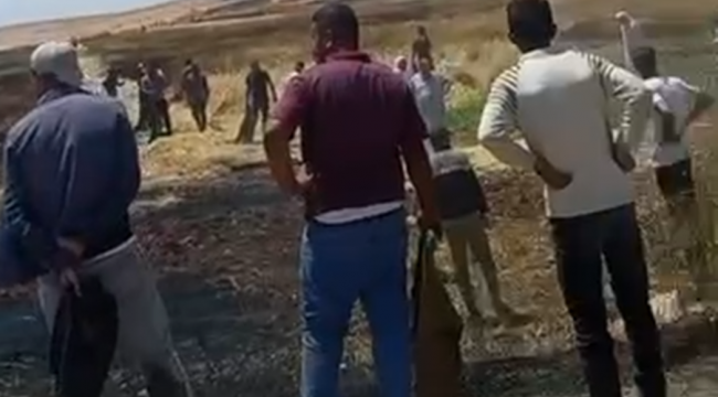 Eyyübiye'de Alevler Kontrolden Çıktı! Köylüler Seferber Oldu