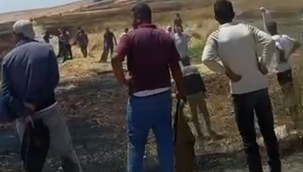 Eyyübiye'de Alevler Kontrolden Çıktı! Köylüler Seferber Oldu