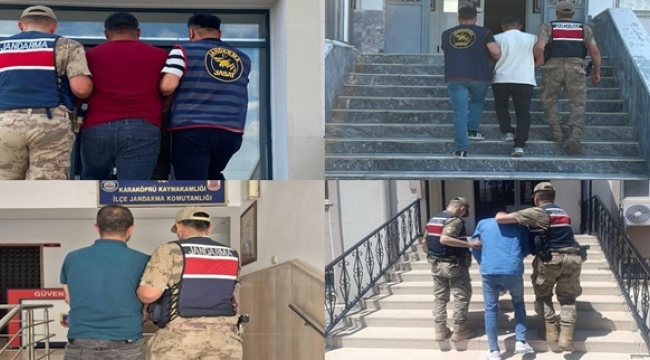 Jandarma'dan Peş Peşe Baskın! Şanlıurfa'da Aranan 5 Şahıs Gözaltında