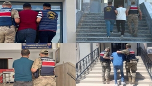 Jandarma'dan Peş Peşe Baskın! Şanlıurfa'da Aranan 5 Şahıs Gözaltında