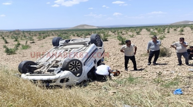 Şanlıurfa'da Evde Sağlık Hizmeti Veren Araç Kaza Yaptı