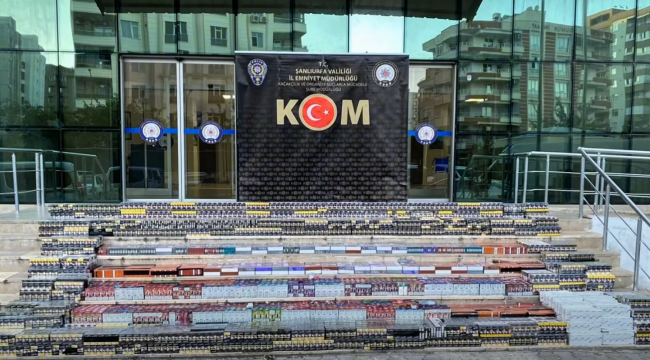 Şanlıurfa'da Kaçak Tütün ve Sigara Sevkiyatına Geçit Yok
