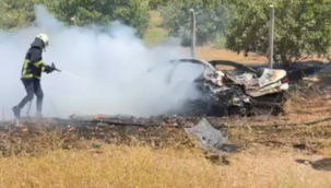 Şanlıurfa'da Korkunç Kaza: Araç Yandı, 2 Kişi Yaralandı