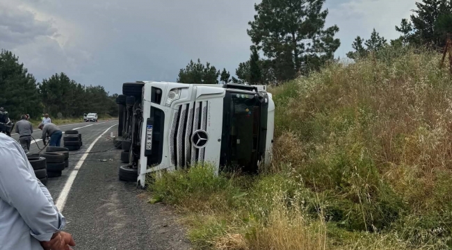 Şanlıurfa'da Tır Yoldan Çıktı: Sürücü Yaralandı