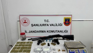 Suruç'ta Gizli Depo Çökertildi! Çok Sayıda Silah ve Madde Ele Geçirildi