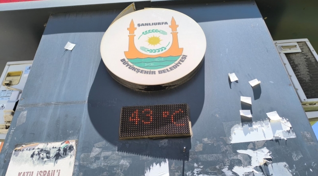 43 Dereceyi Gören Şanlıurfa'da Vatandaşlar Serinlik Peşinde