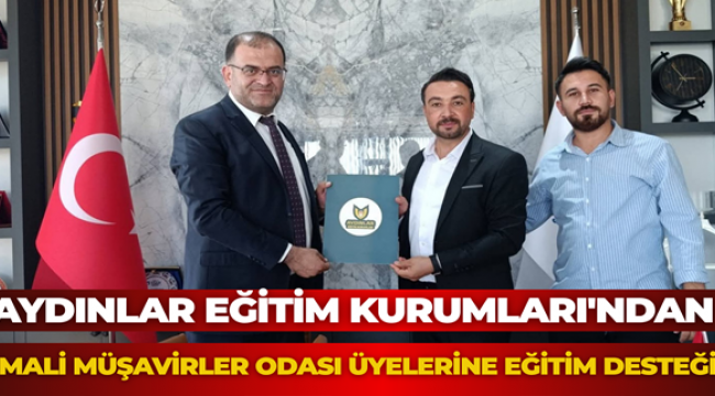 Aydınlar Eğitim Kurumları'ndan Mali Müşavirler Odası Üyelerine Eğitim Desteği