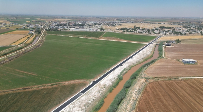 Harran İle Akçakale'yi Birbirine Bağlayan 17 Kilometrelik Grup Yolu Tamamlandı