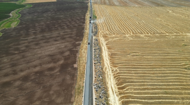 Hilvan'da 8,5 kilometrelik yol yenilendi 