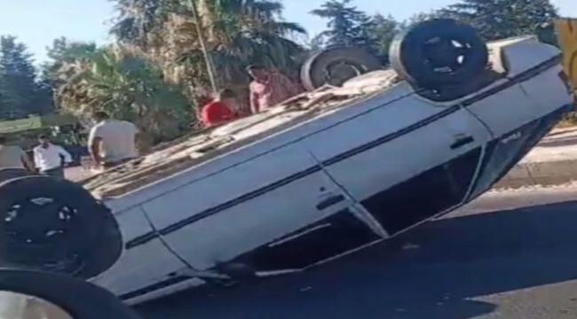 Şanlıurfa'da Feci Trafik Kazası! Takla Atan Otomobilde 3 Kişi Yaralandı