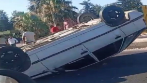 Şanlıurfa'da Feci Trafik Kazası! Takla Atan Otomobilde 3 Kişi Yaralandı