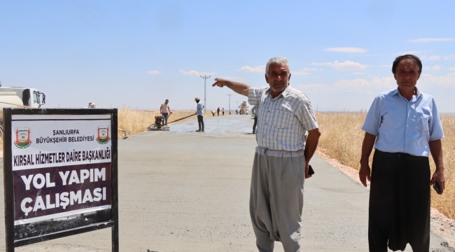 Üç İlçeyi Birbirine Bağlayan 17 Kilometrelik Güzergâhta Beton Yol Çalışmaları Sürüyor