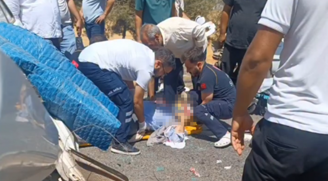 Viranşehir-Ceylanpınar Yolunda Dehşet! İki Araç Kafa Kafaya Çarpıştı