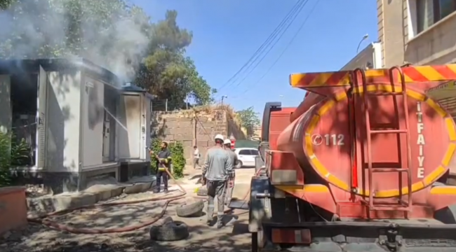 Viranşehir'de Elektrik Alarmı! Trafo Yangını Söndürüldü