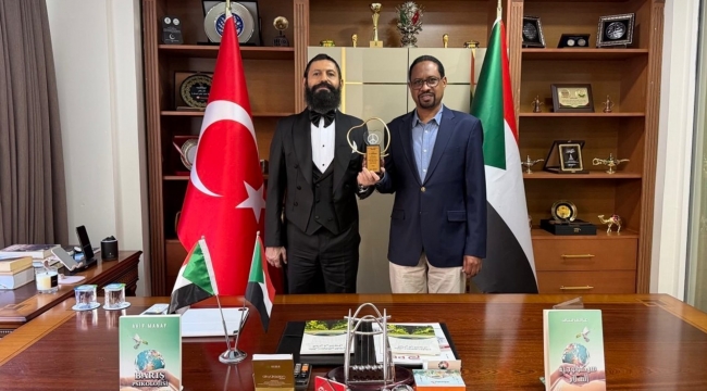Akif Manaf'a "Sudan-Türkiye Barış Ödülü" Verildi