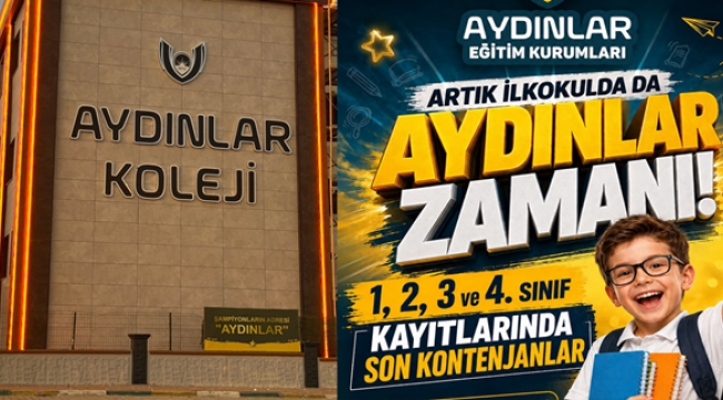 Aydınlar Koleji'nde Eğitim Yolculuğu İlkokulla Genişliyor