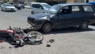 Birecik'te Urfa Kapısı'nda Kaza! Yaralı Hastaneye Kaldırıldı