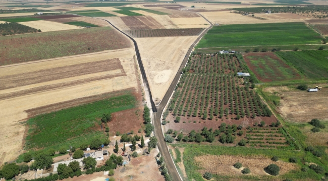 Hilvan'da Kırsal Yollar Büyükşehir'le Yenileniyor
