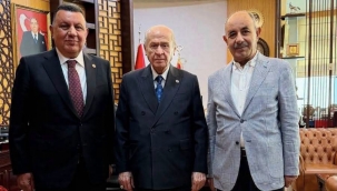 İbrahim Özyavuz ve Mahmut Özyavuz, Bahçeli'yi Ziyaret Etti