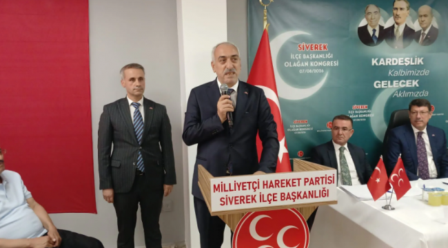 MHP Siverek'de Kongre Heyecanı: Başkan Mahmut Gülel